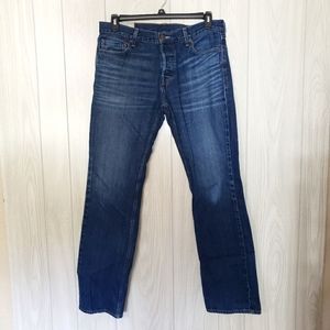 HOLLISTER Button Fly Denim Jeans 34 x 34